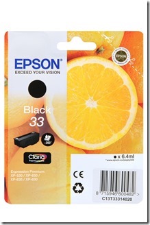 Epson T3341 / C13T33414010 photo noire