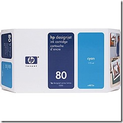 HP 80 cyan