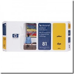 hp 81 jaune